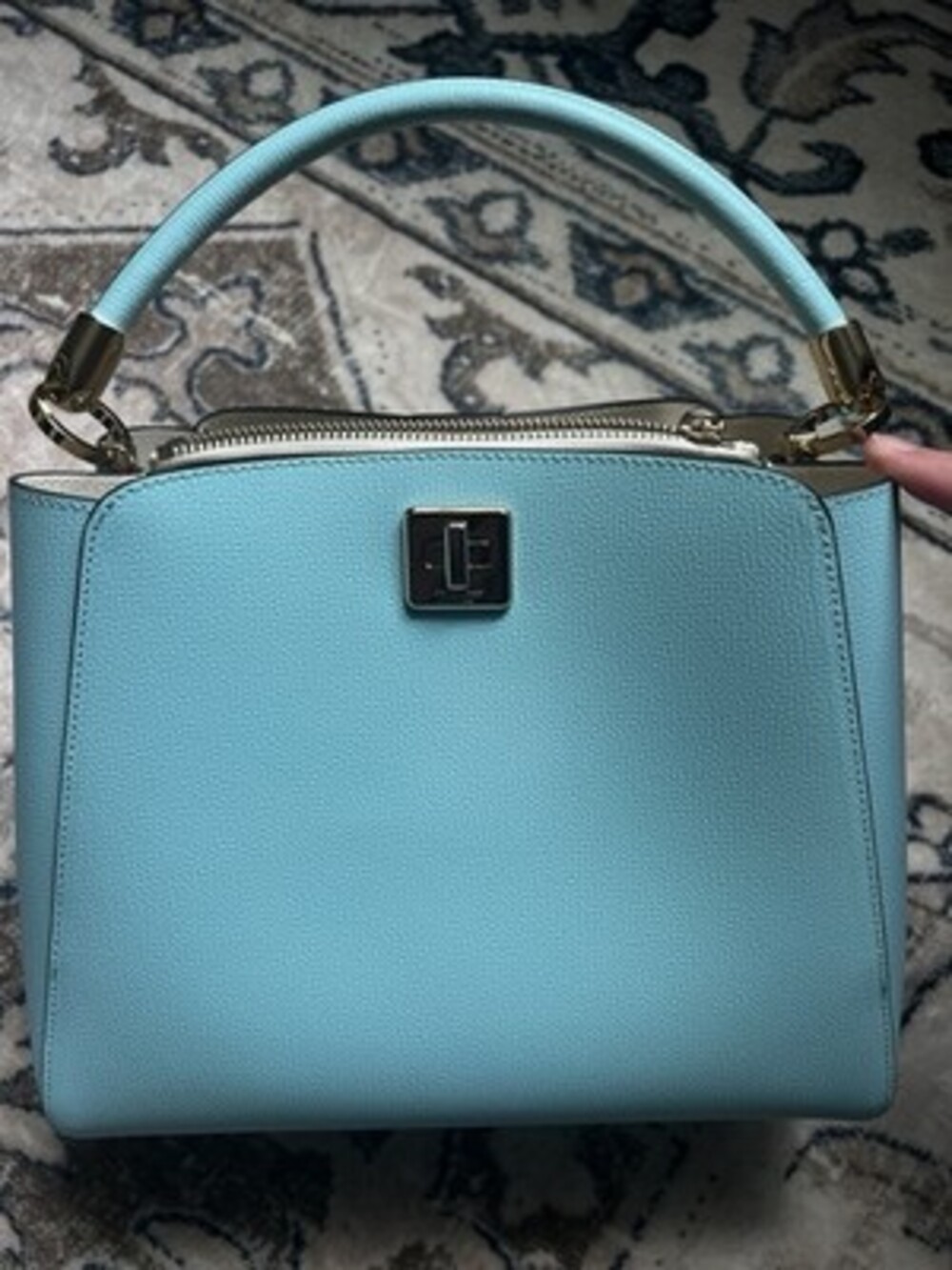 Kate Spade Leather Phoebe Medium Top Handle Satchel Handbag Perfect Po 403